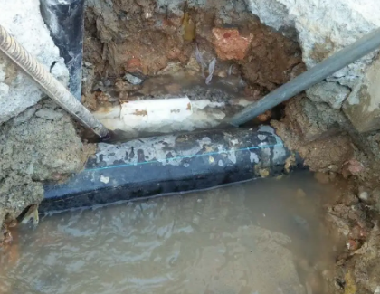 阳明测漏水之水管漏水